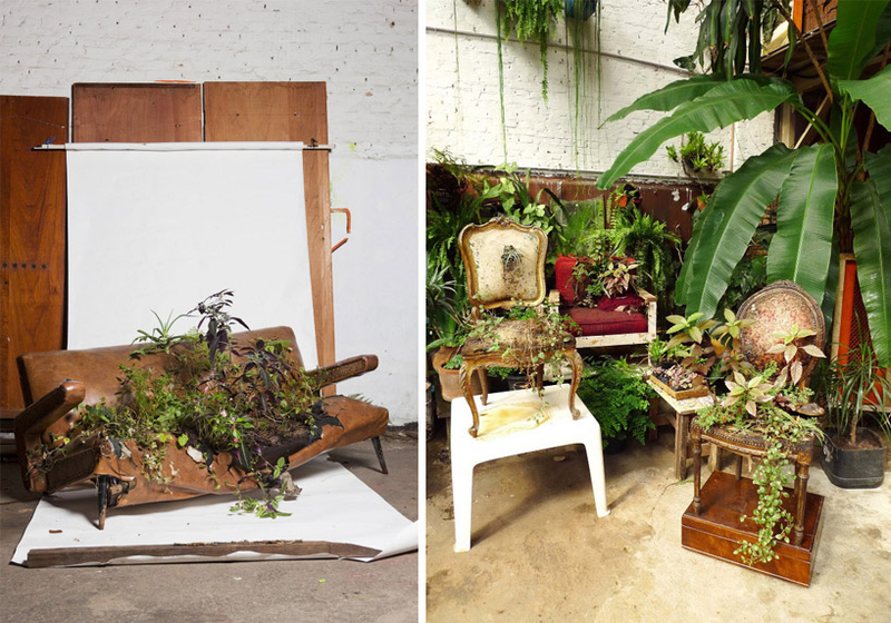 Illustration for article titled These Gorgeous Planters Made From Reclaimed Furniture Are Truly Gothic